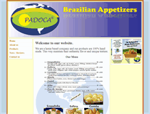 Tablet Screenshot of padocafoods.com